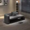 Tumbona Minimalista Estilo Italiano para Sala de Estar, Sofá Individual, Sillón Reclinable, Hotel, Casa de Huéspedes, Asiento de Sofá para Ocio, Tumbona para Apartamento Pequeño
