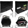 Bolso de Mano para Mujer de Lona Encerada Estilo Casual Transfronterizo Bolso Tote Bolso de Hombro Cruzado Bolso de Compras Bolsa de Almacenamiento