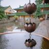 Cadena de lluvia para patio de villa, cadena de drenaje de aleros japoneses, cadena de guía de agua de caída de templo, cadena de agua de lluvia, cadena de guía de agua para canalones, cadena de guía de agua para fregadero