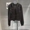 Sudadera con Capucha Retro Americana Nueva Otoño 2026 con Botones Metálicos y Diseño de Cremallera Suelta