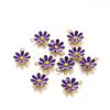 Accesorios de joyería DIY de Little Daisy, nuevos accesorios de aleación con forma de flor de aceite que caen, pendientes colgantes individuales, pulseras, material colgante.