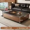 Mueble de TV Minimalista de Pie para Sala de Estar, Nuevo Modelo 2026, Estilo Vintage de Lujo Ligero, Mesa de Café y Mueble de TV para Apartamento Pequeño