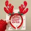 Diadema de Cuernos Navideños, Diadema Linda, Diadema Luminosa para Niños y Ancianos, Accesorios para el Cabello de Muñeco de Nieve para Adultos, Venta al por Mayor de Pequeños Regalos