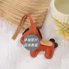 Novo Pingente de Couro PU Transfronteiriço Original Versátil Bolsa Pônei Fofo Tendência Chaveiro de Carro Pingente de Bolsa
