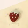 Nuevos Accesorios para el Cabello y Ropa de Peluche Dulce Corazón de Fresa con Lazo Multiestilo Accesorios de Ropa Lindos y Femeninos