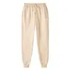Pantalones de Chándal de Forro Polar para Hombre y Mujer Transfronterizos, 19 Colores, Joggers Lisos, Pantalones Lápiz con Cintura Elástica, Pantalones Largos, Venta al por Mayor de Fábrica