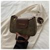 Trendy Casual Gran Capacidad Popular de Este Año Simple Nueva Moda Viajero Un Hombro Cruzado para Mujer Bajo el Brazo Bolso Cuadrado Pequeño