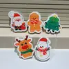 Série de Natal Mais Vendida Transfronteiriça Boneco de Neve de Natal Desenho Animado Esponja de Limpeza de Madeira Comprimida Esponja de Limpeza de Louça da Cozinha