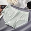 Calcinhas Femininas de Modal Processado e Personalizado, Cintura Média, Sem Costura, Algodão Puro, Forro Antibacteriano, Confortáveis, Respiráveis, Tamanho Grande