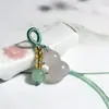 Acessórios de Pulseira e Colar com Pingente de Agata Natural e Cuia Tecidos à Mão Acessórios DIY Atacado em Estoque
