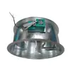 Válvula de Controle de Volume de Ar Elétrica Válvula Manual de Disco de Aço Inoxidável Duto de Ventilação Exaustão de Fumaça Ventilação de Ar Fresco Interruptor de Exaustão Válvula de Ar