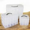 Caja de Almacenamiento de Juguetes Portátil de Tres Niveles, Desmontable, Apilable, Multicapa, Caja de Medicamentos Familiar, Caja de Almacenamiento de Plástico Transparente con Tapa