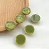 Zhen Tu Geométrico Retrô Redondo Irregular Superfície Ondulada de Água Patch de Resina Brincos DIY Presilhas de Orelha