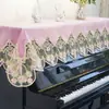 Funda para Piano, Media Funda de Lujo Ligero de Gama Alta, Funda para Piano de Encaje Estilo Europeo, Funda para Piano Eléctrico, Mantel a Prueba de Polvo, Tela de Cubierta Completa