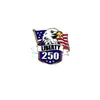 2026 Nuevo Dibujo Animado Americano Broche Metálico Diseño Conmemorativo de Aniversario Insignia Personalizada Creativa Decoración Versátil Transfronterizo