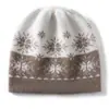 Nuevos gorros de cachemir para otoño e invierno para mujer, con modernos diseños de punto jacquard, cálidos y protectores para los oídos, adecuados para actividades al aire libre y ciclismo
