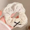 Elástico de Cabelo Oversized de Renda Estilo Coreano, Scrunchie Estilo Preguiçoso Estilo Coreano, Novo Acessório de Cabelo 2026, Faixa de Cabelo, Yiwu