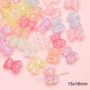 Cuentas Explosión de Forma Especial Trituradas de Acrílico Hechas a Mano DIY Oso Lazo Pulsera Collar Material para Ensartar Accesorios