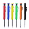 Marcador rotulador suit lápiz de grafito marcador de posicionamiento para agujeros profundos punzón central herramienta de dibujo para madera