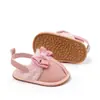 Nuevas pantuflas peludas de otoño e invierno para niños y niñas con lazo, suela de goma y diseño antideslizante de velcro para preescolares