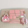 HelloKitty hecho a mano diy casero paquete de materiales bolso de mensajero gato KT regalo para novia Día de San Valentín