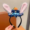 Diadema de Peluche Estilo Coreano con Lunares y Lazo de Disney para Niñas, Linda Diadema de Dibujos Animados para Lavarse la Cara de Niños, Accesorio para el Cabello