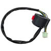 Accesorios de modificación para motocicleta interruptor de tres funciones enchufe hembra de tres funciones interruptor de arranque de faro de apagado ventas directas de fábrica