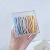 Prendedor de cabelo preto para rabo de cavalo alto para mulheres, altamente elástico e durável, não puxa nem deixa marcas no cabelo, faixa de cabelo, acessório de cabelo elástico