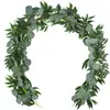 Rattan de Eucalipto Artificial Arreglo de Decoración de Boda Planta Verde Enredadera Hoja de Eucalipto Encriptada Rattan de Eucalipto