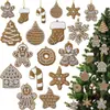 Nuevo producto transfronterizo del fabricante: gnomo de caramelo colorido con temática navideña, una decoración hogareña conmovedora, adorno de madera para fiestas