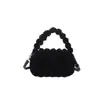 Moda Otoño e Invierno Bolsos de Felpa, Bolsos Peludos Casuales y Versátiles de Mano, Bolsos de Hombro Cruzados de Gran Capacidad para Mujer de Alta Gama