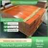 Shenzhen em estoque 0.5-2mm vermelho baquelite fábrica de impressão die cutting pad faca placa de perfuração a frio placa de resina fenólica processamento de placa