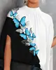 2026 Estación Independiente Deseo Amazon Moda Femenina Verano Casual Elegante Estampado Manga Murciélago Top