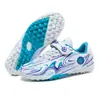 Zapatos de fútbol de entrenamiento con tachuelas para uñas rotas para estudiantes de primaria y secundaria al aire libre transfronterizos, zapatillas deportivas de velcro para adolescentes en el campus