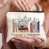 Nueva Bolsa de Maquillaje Impermeable de Lino de Amazon Más Vendida Bolsa de Cosméticos para Maestra Bolso de Mano Neceser Bolsa de Almacenamiento Bolsa Pequeña de Tela