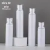 Em Estoque Frasco Spray Branco 60ml Frasco Plástico 100ml Frasco Pump para Tônico 80ml Frasco Dosador para Loção