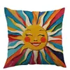Sol de Verano Cactus del Desierto Flores Funda de Cojín Sol Oficina Dormitorio Sofá Funda de Cojín Personalizable