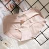 Ropa interior de verano transfronteriza de seda de hielo, Calzones de verano sin costuras de cintura media para mujer, Ropa interior ultradelgada elástica transpirable, Estilo femenino
