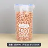 Almacenamiento de Cocina para Snacks Frascos Sellados Contenedores de Plástico para Almacenamiento de Granos Frascos de Almacenamiento Contenedores de Alimentos Almacenamiento en Refrigerador