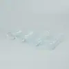 Productos de Vidrio Xingboto Molde Privado Personalizado Botella Redonda Plana Set Cosmético Botella de Vidrio Gruesa Duradera para Loción 30ml