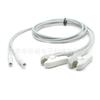 Fabricante Personalizado 2.0 Pinos Soquete Fêmea para Clipe ECG 800mm Fio Condutor de Instrumento Supervisor Linha de Fisioterapia