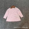 Roupas Infantis de Outono de Alta Qualidade, Blusas de Algodão Puro para Meninas de 1 a 5 Anos de Idade, Camisas Baby Doll