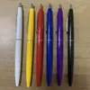 Venta Directa de Fábrica Bolígrafo Metálico Simple de Presión Bolígrafo Publicitario Impresión de Logo Regalo de Promoción para Exposiciones Exportación