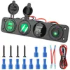 Cargador de Coche Panel Cargador de Coche Combinación de Cuatro Agujeros Cuatro en Uno Interfaz USB Doble Base Hembra para Encendedor de Cigarrillos