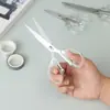 Tijeras Portátiles Transparentes Escarchadas para el Hogar, Dormitorio Estudiantil, Flequillos, Tijeras Pequeñas, Tijeras Multifuncionales para Manualidades del Hogar, Papelería