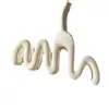 Horquilla Maillard Wave Frosted Grab Clip Temperament para mujer, con clip de tiburón en la parte posterior de la cabeza, 2024, nueva horquilla para la cabeza