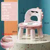 Silla para Niños Pequeños con Respaldo, Silla de Comedor Infantil, Taburete para Ir al Baño, Silla para Comer Bebé, Taburete Doméstico Antideslizante, Dibujos Animados