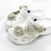 Ventas Directas de Fábrica Transfronterizo Nuevo Más Vendido Flor de Árbol de Té Árbol de Té Mismo Estilo Centro Comercial de Alta Gama Accesorios para Zapatos de Agujero DIY Joyería