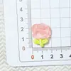 Flores de resorte transparentes pequeñas accesorios creativos hechos a mano con pegamento de crema DIY accesorios pequeños de resina materiales para horquillas de joyería