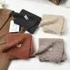 Bufanda de Mezcla de Lana de Corea del Sur para Mujer Invierno Suave Cera Lana Tejida Cálida Engrosada Estudiante Pareja Ins Tendencia